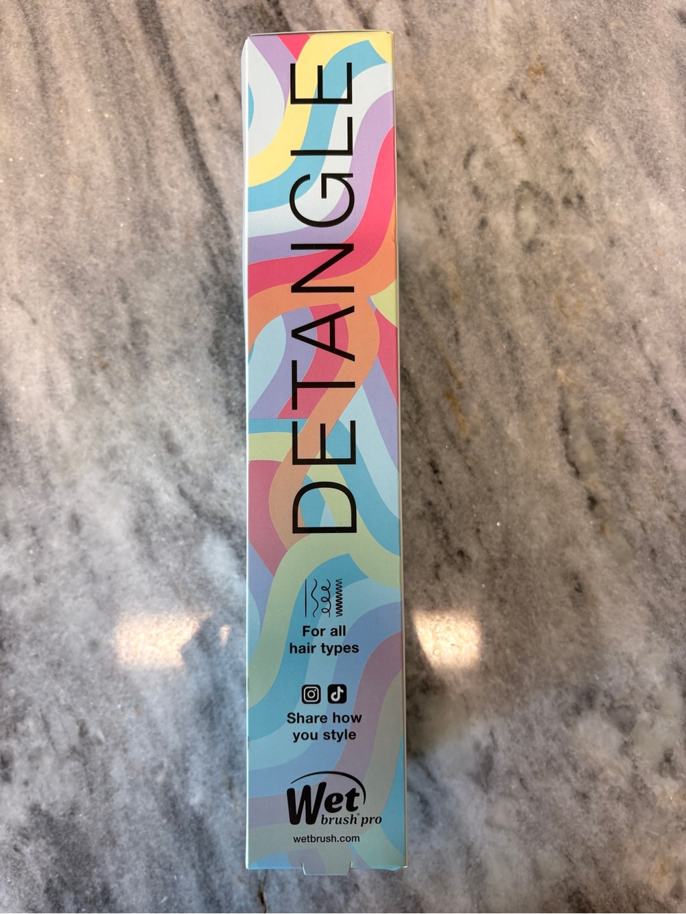 Wet Brush Pro Limited Edition Turquoise Wave Detangler Brush - Picture 5 of 6